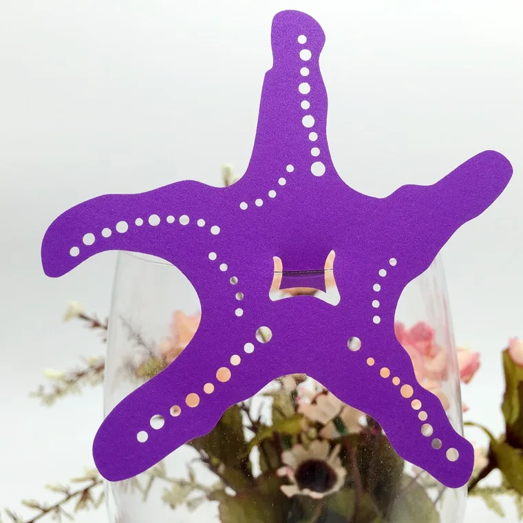 Бокал для красного вина в форме морской звезды с лазерной гравировкой | Дом и сад