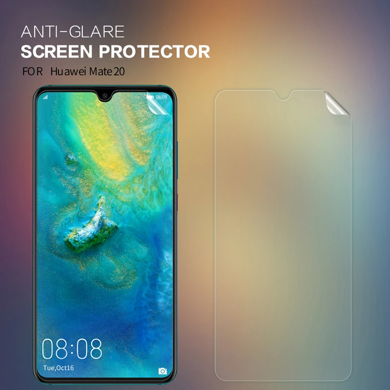 Для Huawei mate 20 Антибликовая Защитная пленка для экрана матовая защитная против