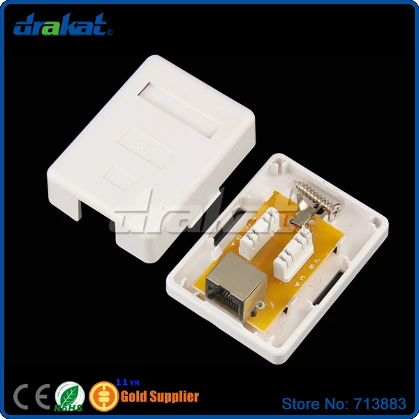 FTP экранированный RJ45 Cat6 внешний ящик |