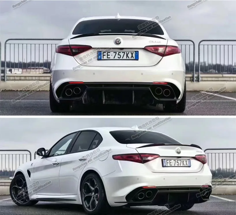 Спойлер из углеродного волокна для Alfa Romeo Giulia 2016 2017 2018 2019 высококачественные