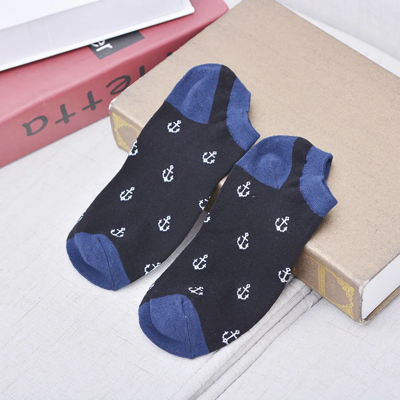 Мужские носки 10 пар/лот новые модные темно синие мужские хорошее качество