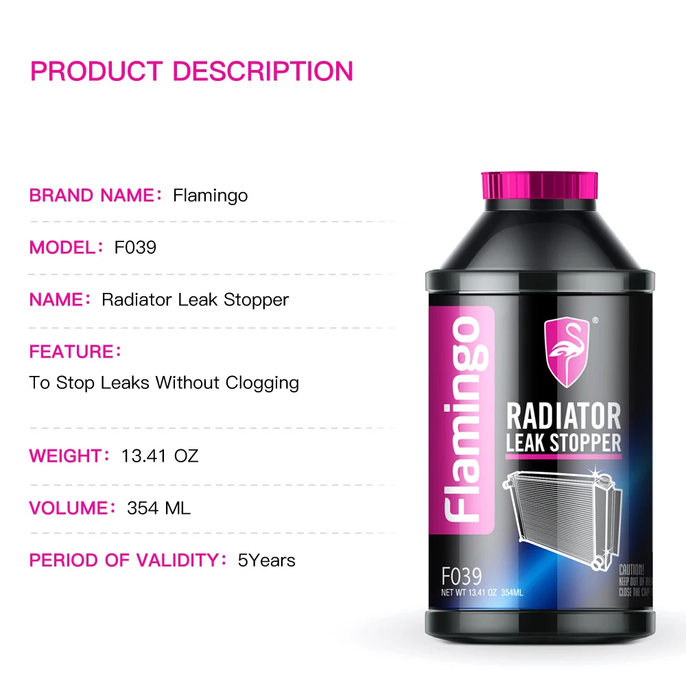 

354ml Radiator Leak Stopper Stop Leaks Antifreeze Repair Coolant Leak Fix To Radiator Sealant Coolant Without Clogging 13.41 Oz