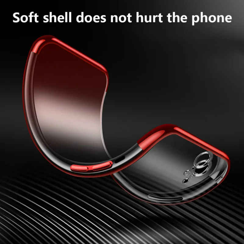 Хит, мягкий прозрачный чехол с рамкой для iPhone X, XS, XR, XS, Max, 8, 7, Ультратонкий чехол с кристаллами для iPhone 6, 6S Plus, 5, 5S, SE