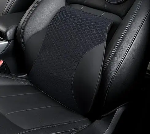 1PC lumbar 3D Автомобильная подушка из искусственной кожи с эффектом памяти, подушка для шеи, подушка для отдыха на талии, Подушка для спины, поясничная подушка для автомобиля, аксессуары для интерьера - Название цвета: 1PC lumbar