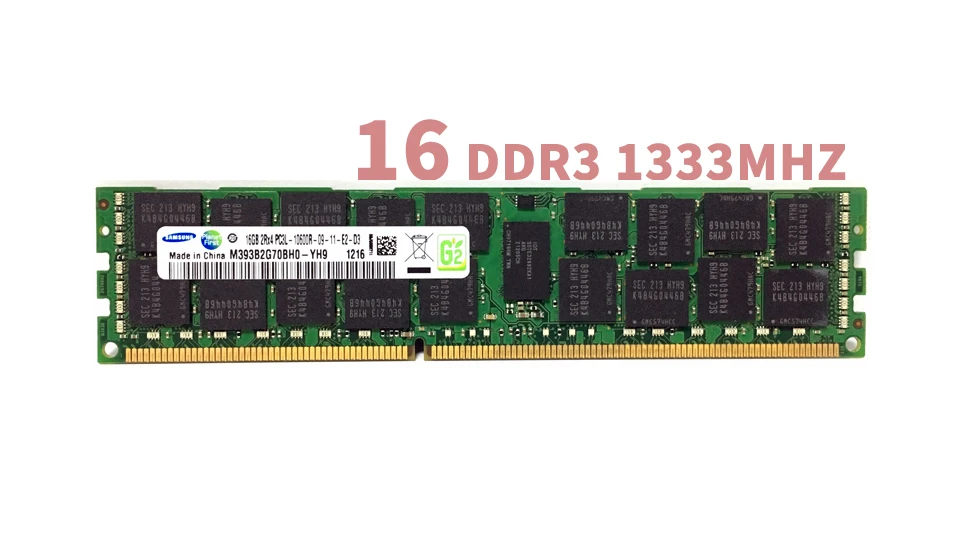 Модуль оперативной памяти Samsung для ПК КОМПЬЮТЕРНЫЙ СЕРВЕР 16 ГБ DDR3 PC3 1333 1600 1866 МГц