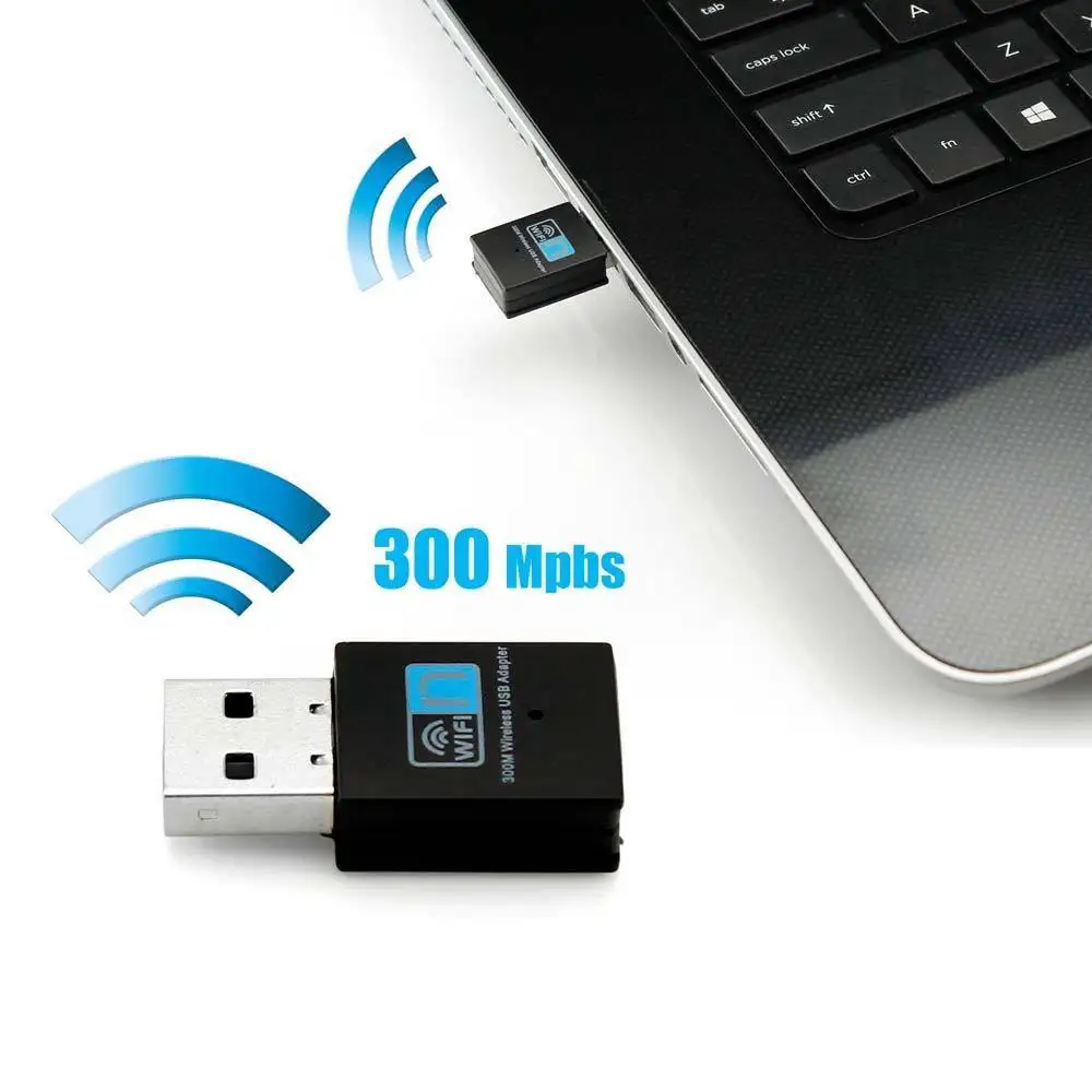 USB Wi-Fi адаптер 300 Мбит/с Поддержка Windows 10 8 7 MAC OS | Компьютеры и офис