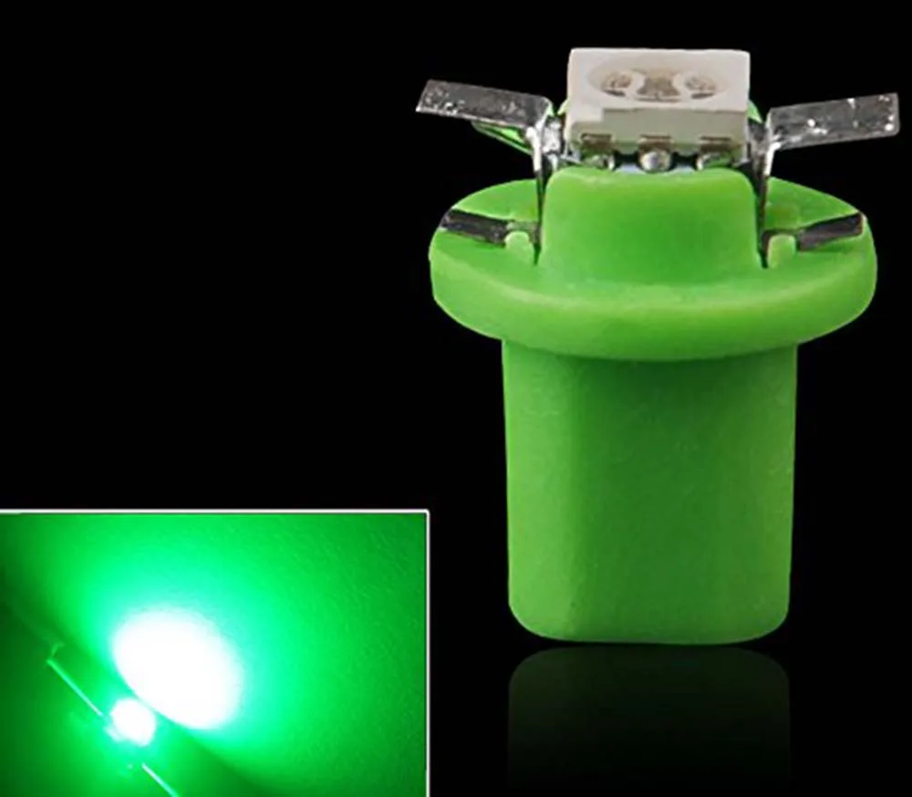 100 шт. B8.5d 5050 1smd светодиоды для приборной панели автомобиля индикатор инструмент