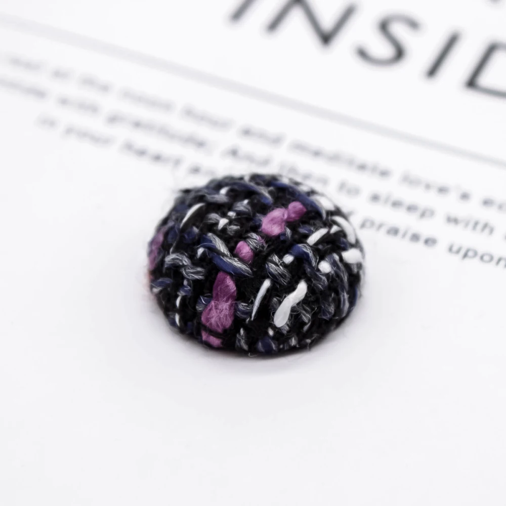 Изделия из шерсти в полоску заколка для волос аксессуары пуговица Камея