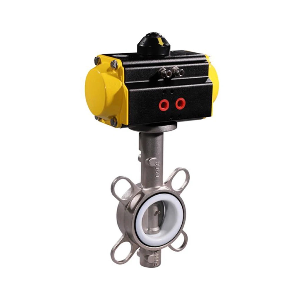 DN80 3 &quotSS304 нержавеющая кража с PTFE герметизация пневматический привод воздушный