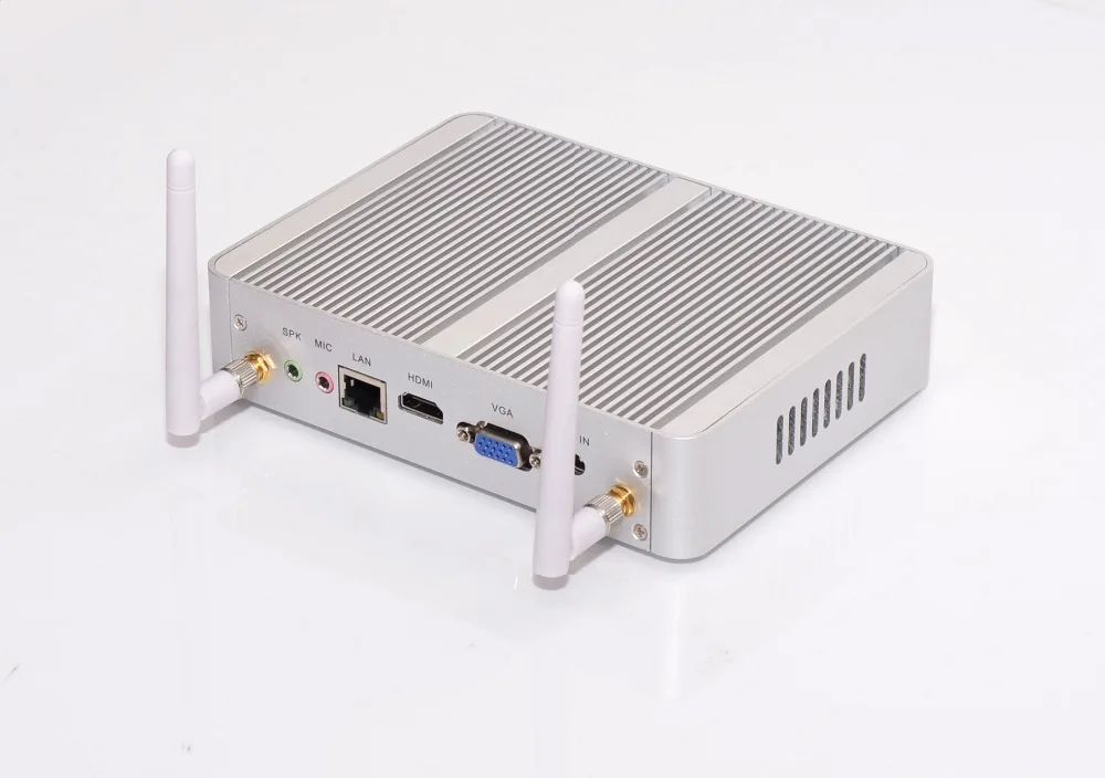Мини ПК без вентилятора процессор EGlobal Windows 10 Intel Nuc Barebone Celeron N3150 VGA HDMI Wi Fi Linux неттоп