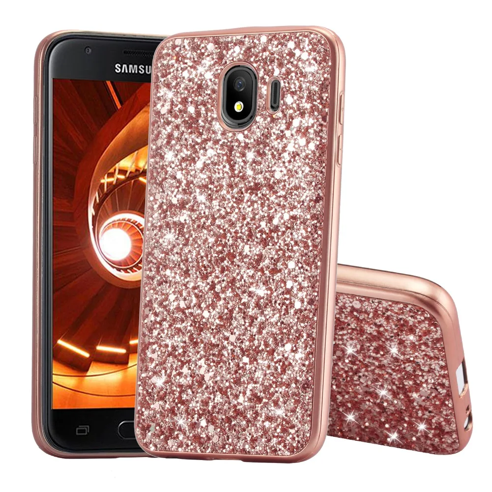 Блестящий жесткий чехол для Samsung galaxy J4 2018 j400 F|Бамперы| |