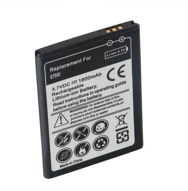 5 шт./лот 1800 мА/ч запасная батарея для Samsung Galaxy Y Duos S6102 S6792L Mini 2 S6500 S6802 Ace Plus S7500 S7508 |