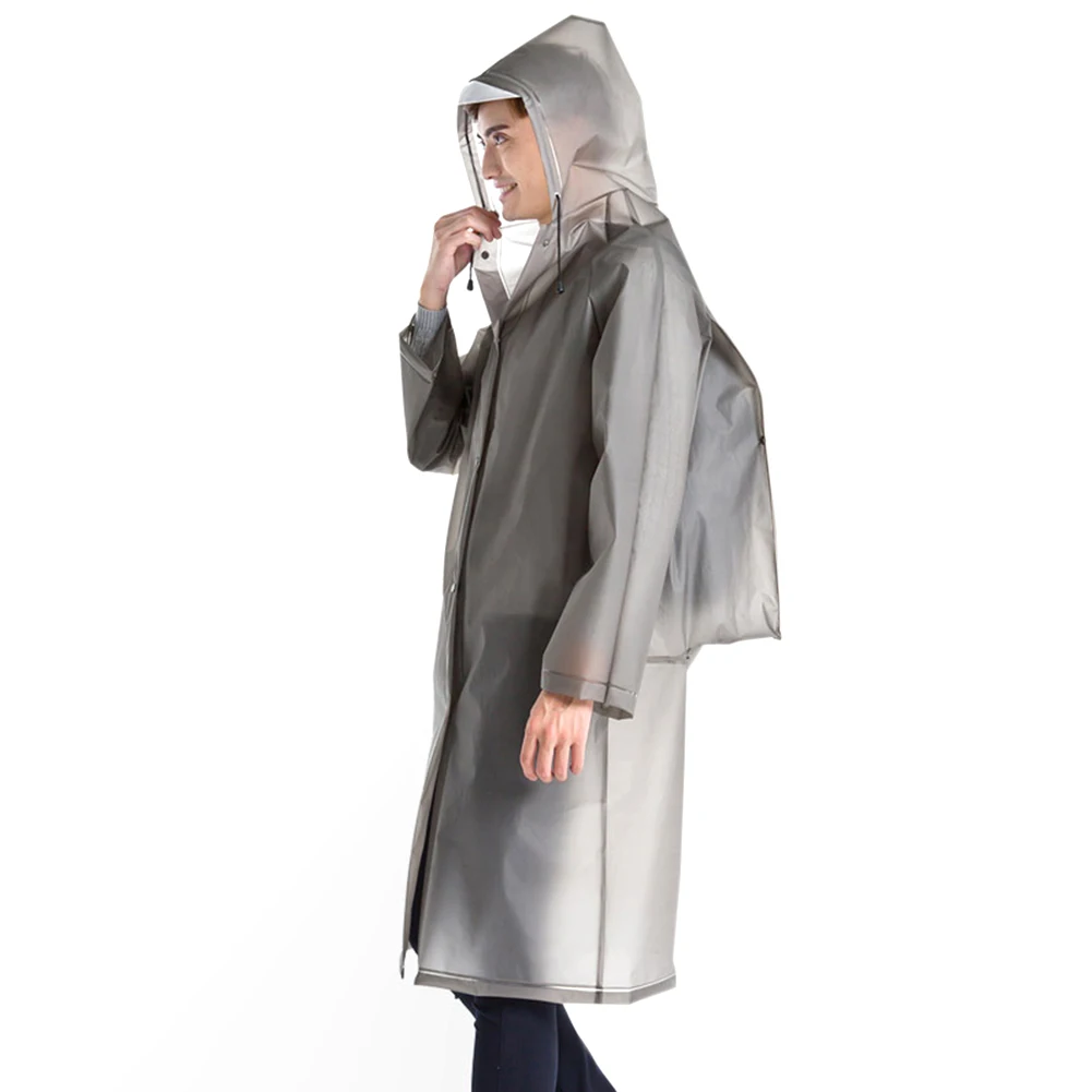 Модный прозрачный дождевик рюкзак для взрослых активного отдыха походов рыбалки