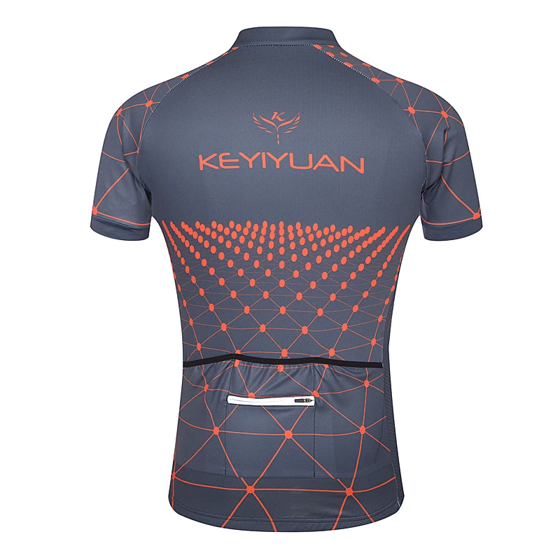 

KEYIYUAN mountain bike riding jacket men's team jersey man breathable short-sleeved shirt team T clothes in summer