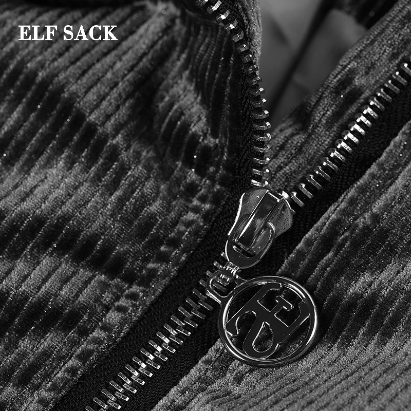 ELFSACK, модный толстый пуховик для женщин, пуховик на белом утином пуху, женская повседневная куртка для женщин, зимняя одежда