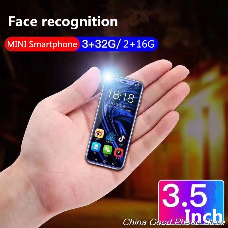 Смартфон I9 3 Гб ОЗУ 32 ПЗУ Android 6 0 Mini 4G мобильный телефон с двумя sim картами Face ID
