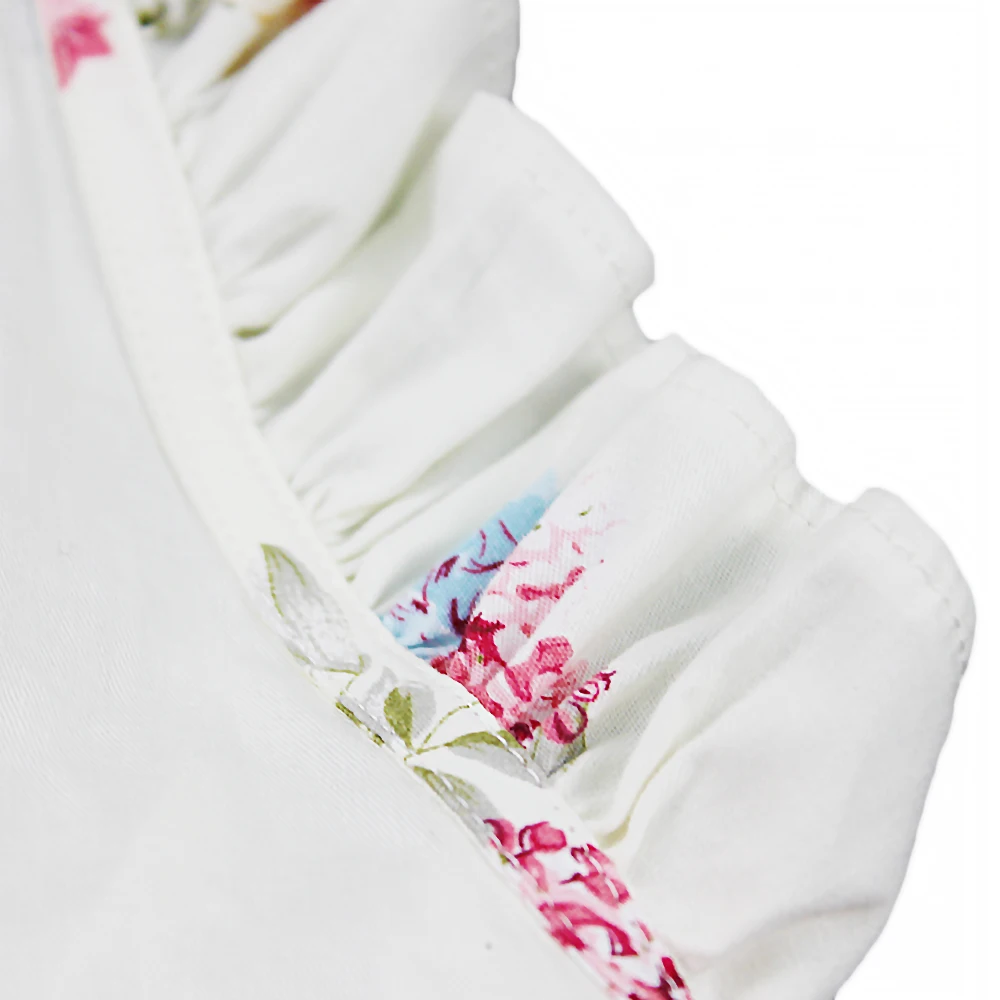 2017 new arrived baby girls cotton printed knee length dress children kids summer style vestidos clothes | Детская одежда и обувь