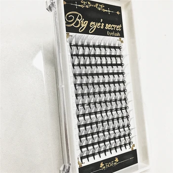 Big Eye Secret 10P W Fans Individual Eyelash Extension Premade Flase Lashes 10D Volume Eyelashes Free Shipping Other Image