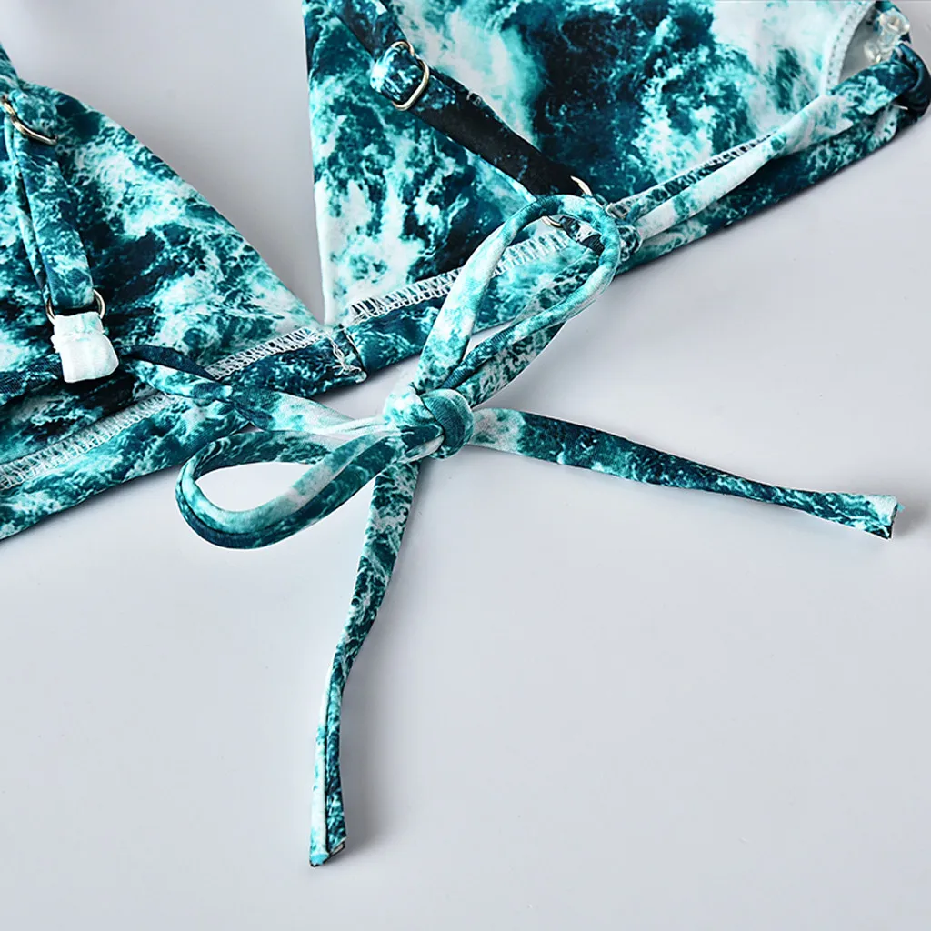 Женский купальник с цветочным принтом сексуальный Монокини высокой талией