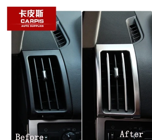 Хромированная Крышка для автомобильного кондиционера рамка отделки Land Rover Freelander