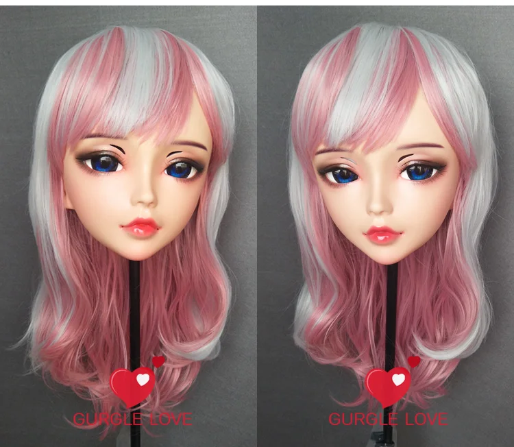 

(NEW-123) Female Male Mask Realistic Silicone Masks Halloween Party BJD Baby Doll Crossdress Japan Kigurumi Mask Anime Cosplay