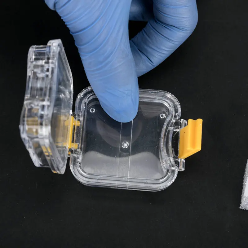 10 шт. коробка для хранения протеза/мембранная зуба/коробка зуба с пленкой