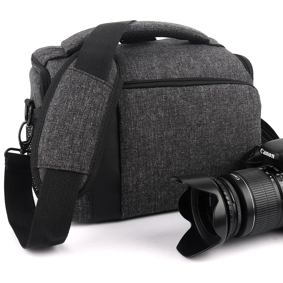 Сумка для DSLR камеры чехол Canon EOS M6 M5 200D 750D 760D 700D 650D 800D 1300D 1200D 60D 77D 6D 7D 5D T7i T6i наружная