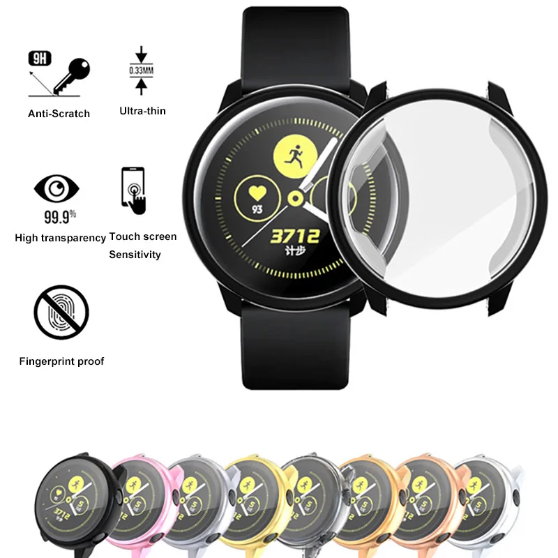 Защитный чехол для экрана Samsung Galaxy Watch Active Ультратонкий Мягкий силиконовый