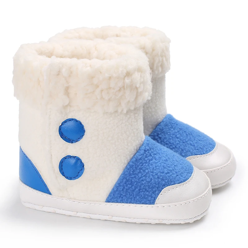 Thick Hairy Shoes Baby Boots Newborn Winter Super Warm Snow Booties Kids Girl First Walker Toddler Children Sweet Prewalker |