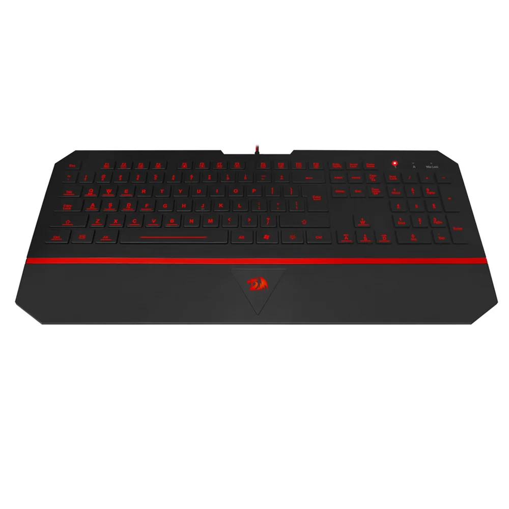 Redragon K502 1 Silent испанский игровой светодиодная подсветка клавиатуры Клавиатура с