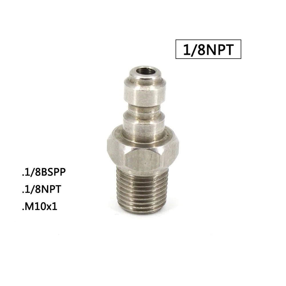 PCP ВВС Пейнтбол Пневматический 1/8NPT M10x1 1/8 BSPP 8MMM ale Plug высокое Давление сцепное