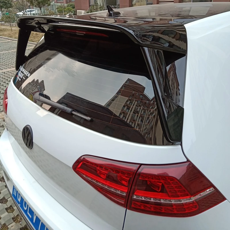 Для Volkswagen GOLF MK7 MK7.5 спойлер 2014 2018 R LINE Высокое качество ABS Материал заднего крыла