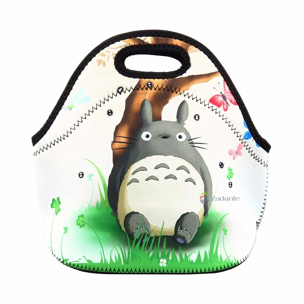 Новое поступление изолированные неопрена обед tote bag сумки закуска Еда контейнер