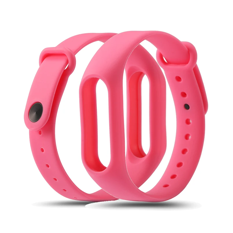 LEMDIOE Многоцветный силиконовый браслет на запястье наручный ремешок замену для mi