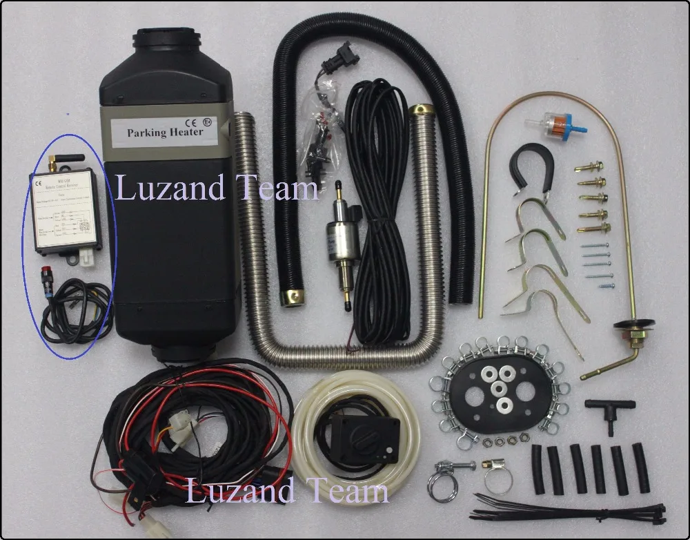 Бесплатная доставка (2 кВт 24 в воздушный дизельный Обогреватель + GSM пульт