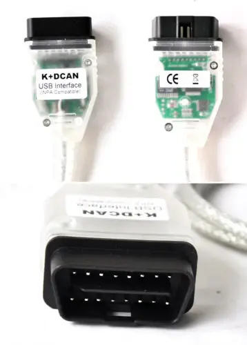 OBD2 USB-кабели для BMW INPA ediabas K + DCAN USB Интерфейс E46 может FT232RL чип инструмент