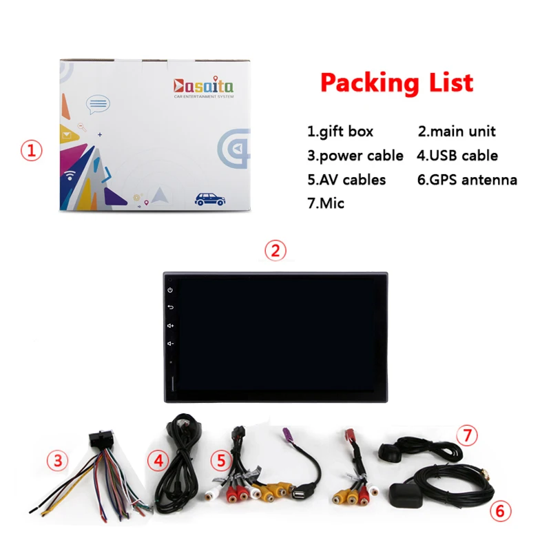 Автомобиль 2 din Android 9 0 мультимедийный плеер универсальный автомобильный Радио