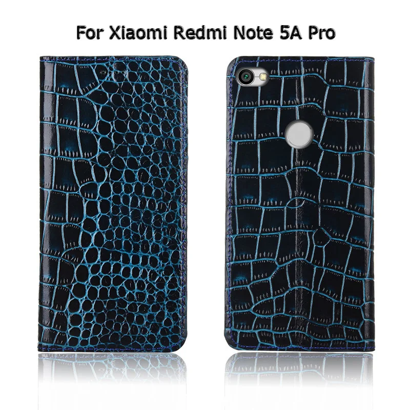 Чехол с крокодиловой текстурой для телефона Xiaomi Redmi Note 4 4X 5 5A 6 7 8 8T 9 9S 10 10s Pro Max флип