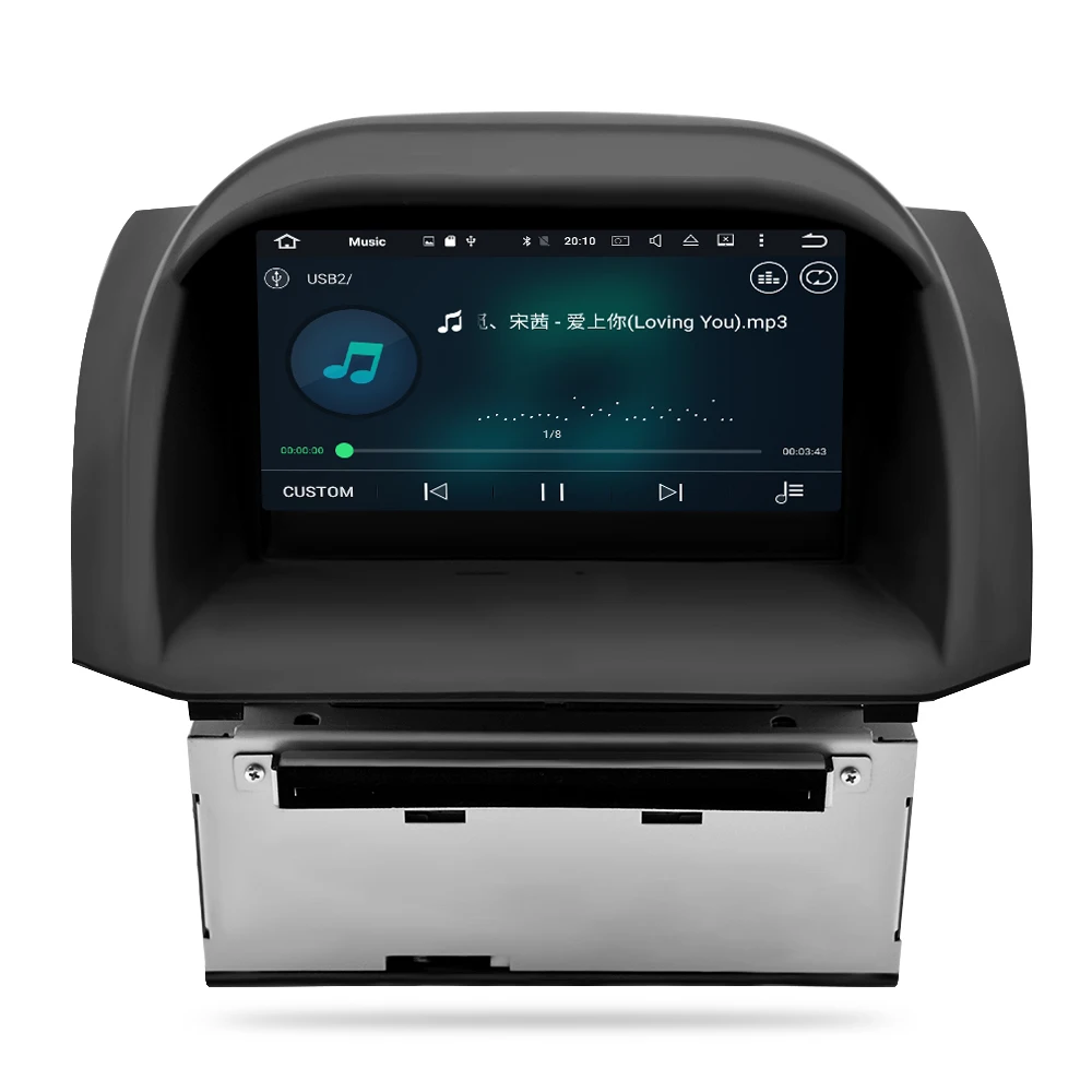 4G ram Восьмиядерный Android 9,0 автомобильный dvd-плеер gps навигация Мультимедиа Стерео для Ford Fiesta 2013- Авто Радио Аудио головное устройство