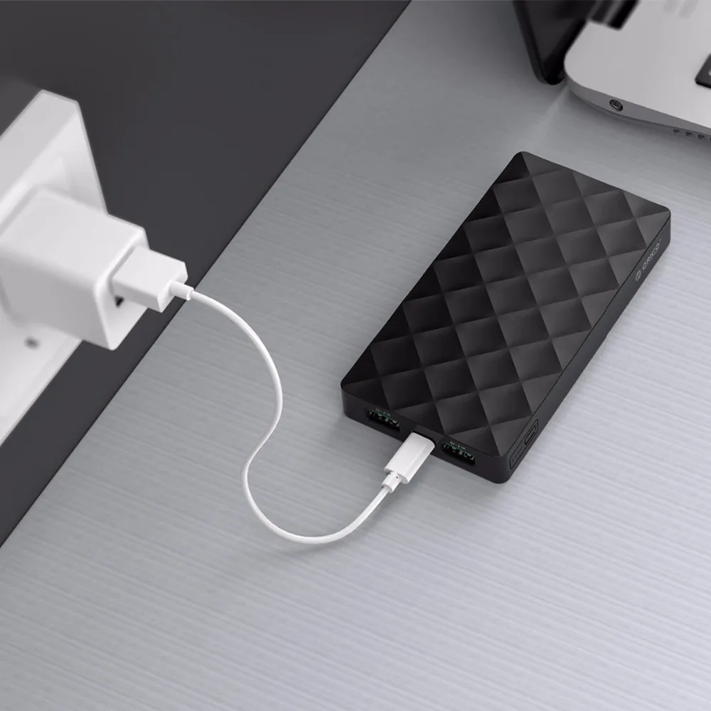 Внешний аккумулятор ORICO 10000 мАч 5V2.1A с двумя usb портами зарядное устройство для Samsung