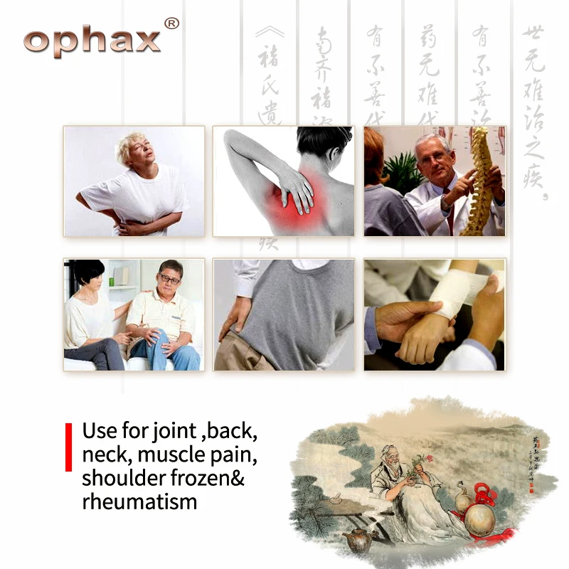 OPHAX 16 шт. тигровый бальзам пластырь для боли в спине шее мышцах при артрите обезболивающий пластырь|Пластыри
