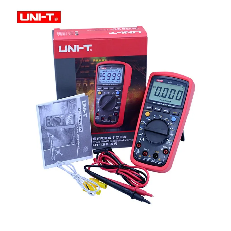 Цифровой мультиметр UNI-T UT139C с автоматическим выбором диапазона измеритель