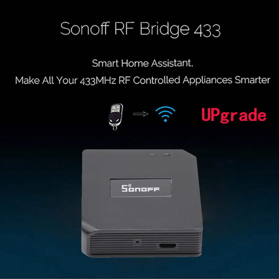 Sonoff RF Bridge WiFi 433 МГц универсальный переключатель для автоматизации умного дома