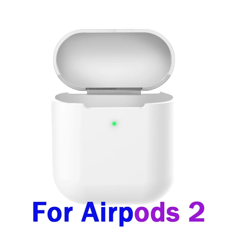 02 Мягкие силиконовые чехлы для наушников для Airpods 2, защитный чехол для наушников, защитный чехол для Airpods 1 2nd - Цвет: 02