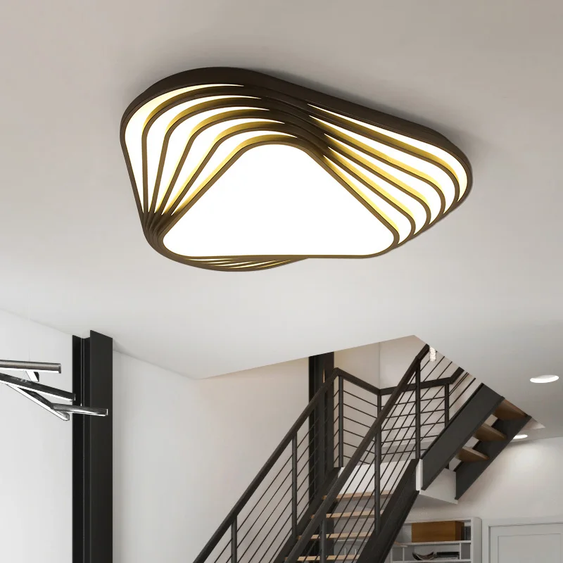 Новый дизайн современный потолочный светильник сделай сам треугольный