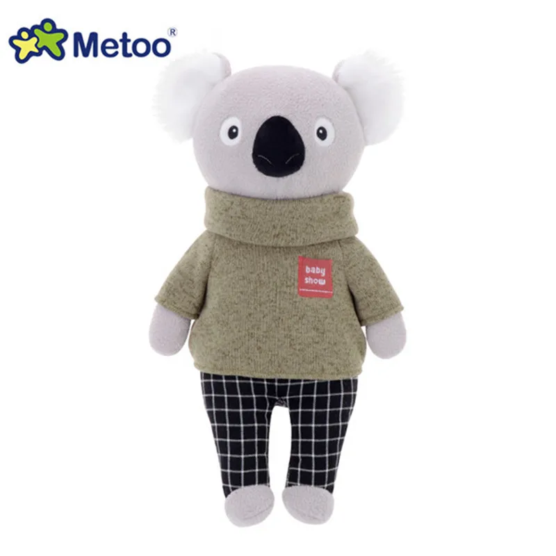 green koala Новые оригинальные 45 см Мультяшные мягкие животные Metoo Мягкие плюшевые игрушки куклы детские игрушки для сна для детей на день рождения Рождественские подарки C24 - Цвет: green koala