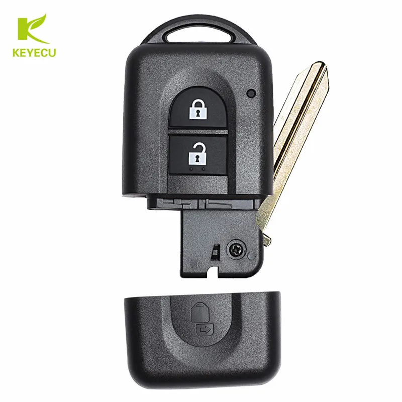 Сменный дистанционный ключ KEYECU 2 кнопки 433 МГц чип PCF7936 для Nissan X-trail Qashqai Pathfinder