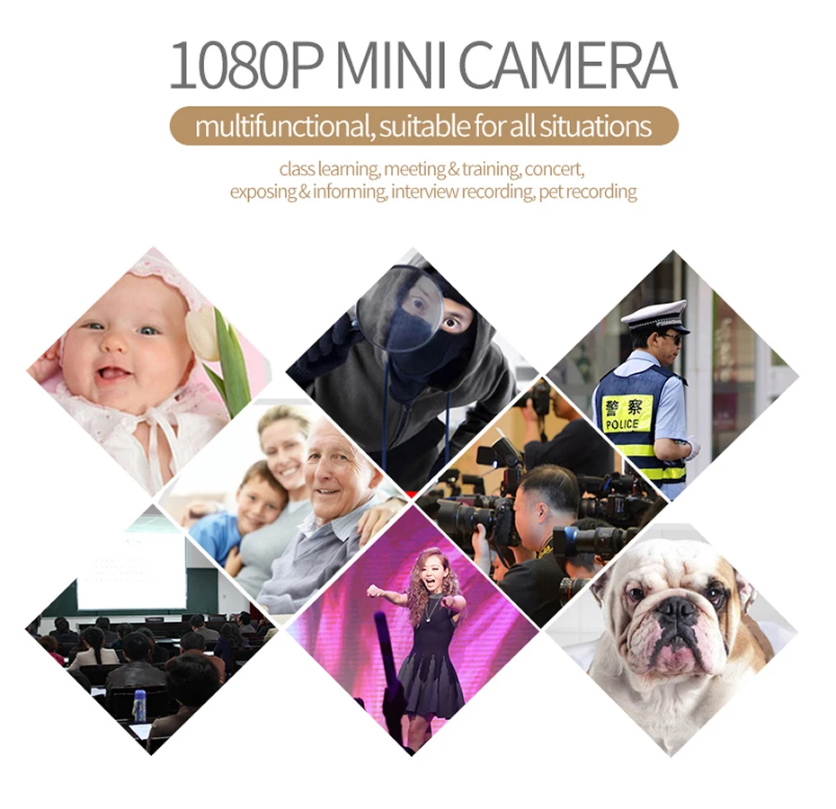 Мини wifi камера full HD 1080P ночного видения водонепроницаемый корпус CMOS датчик рекордер видеокамера микро секретный монитор безопасности