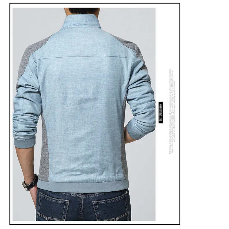 2018 брендовые демисезонные мужские куртки пальто модные повседневные облегающая