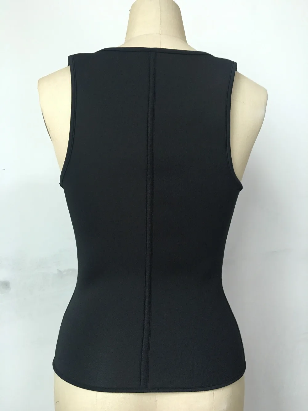 Неопрен пот молния Корректирующее белье пуш-ап Жилет Талии Тренажер Cincher живота